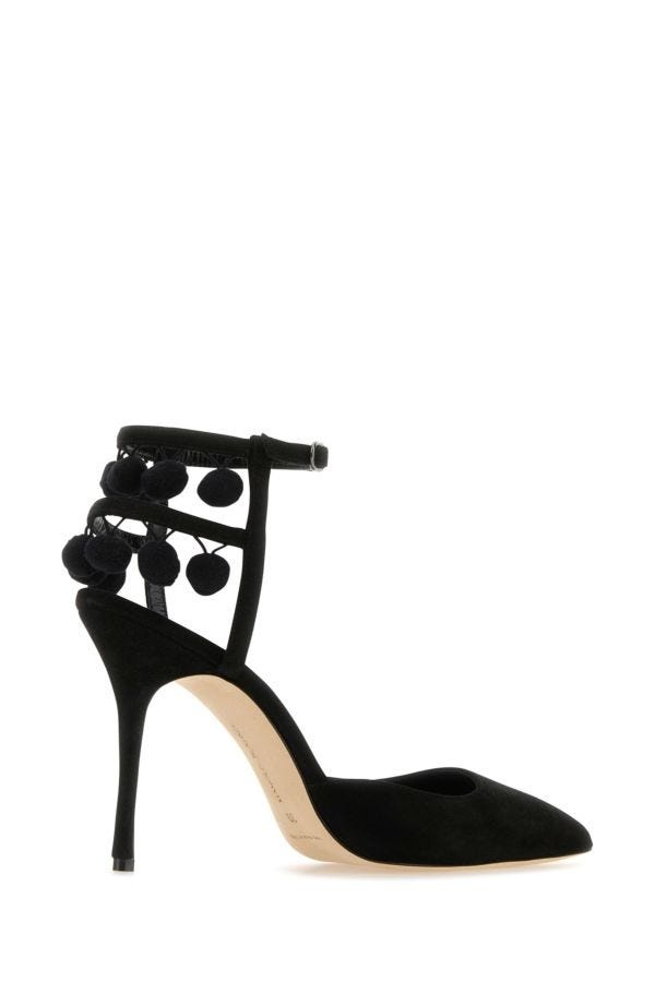 Black suede Tumusami pumps - 3