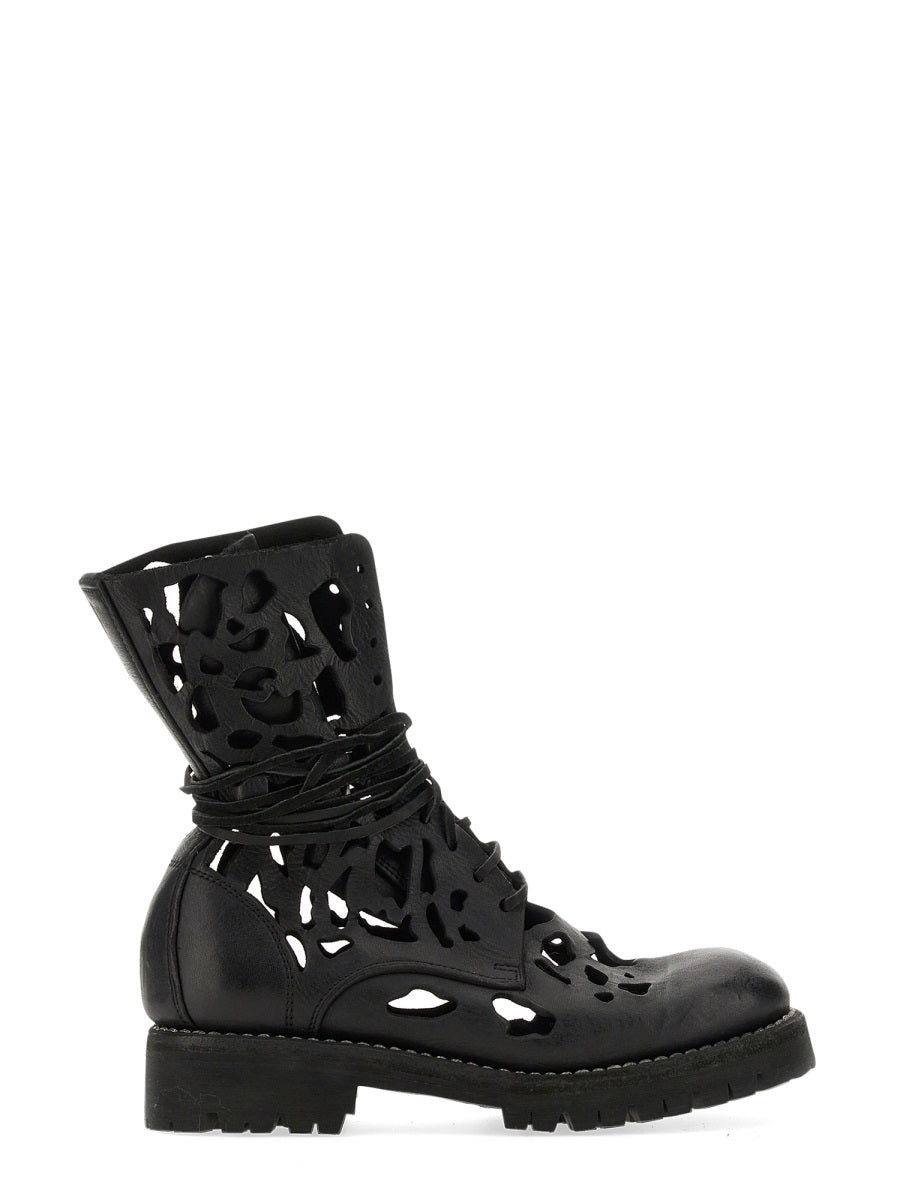 Guidi Women Ankle Boot With Cut Out Details - 1
