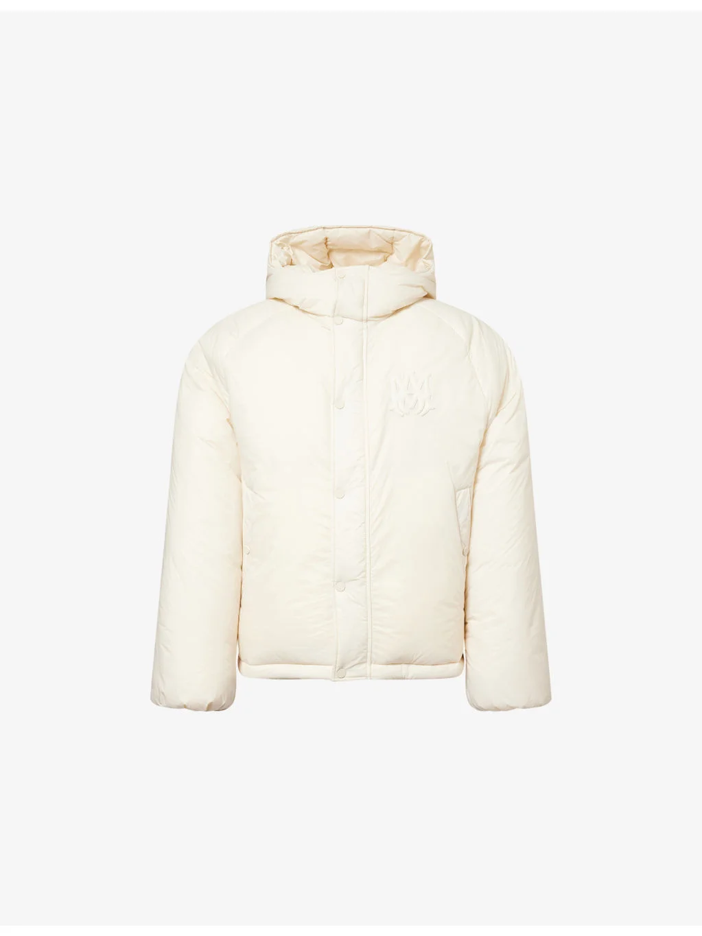 Logo-Patch Padded Shell-Down Jacket - 1