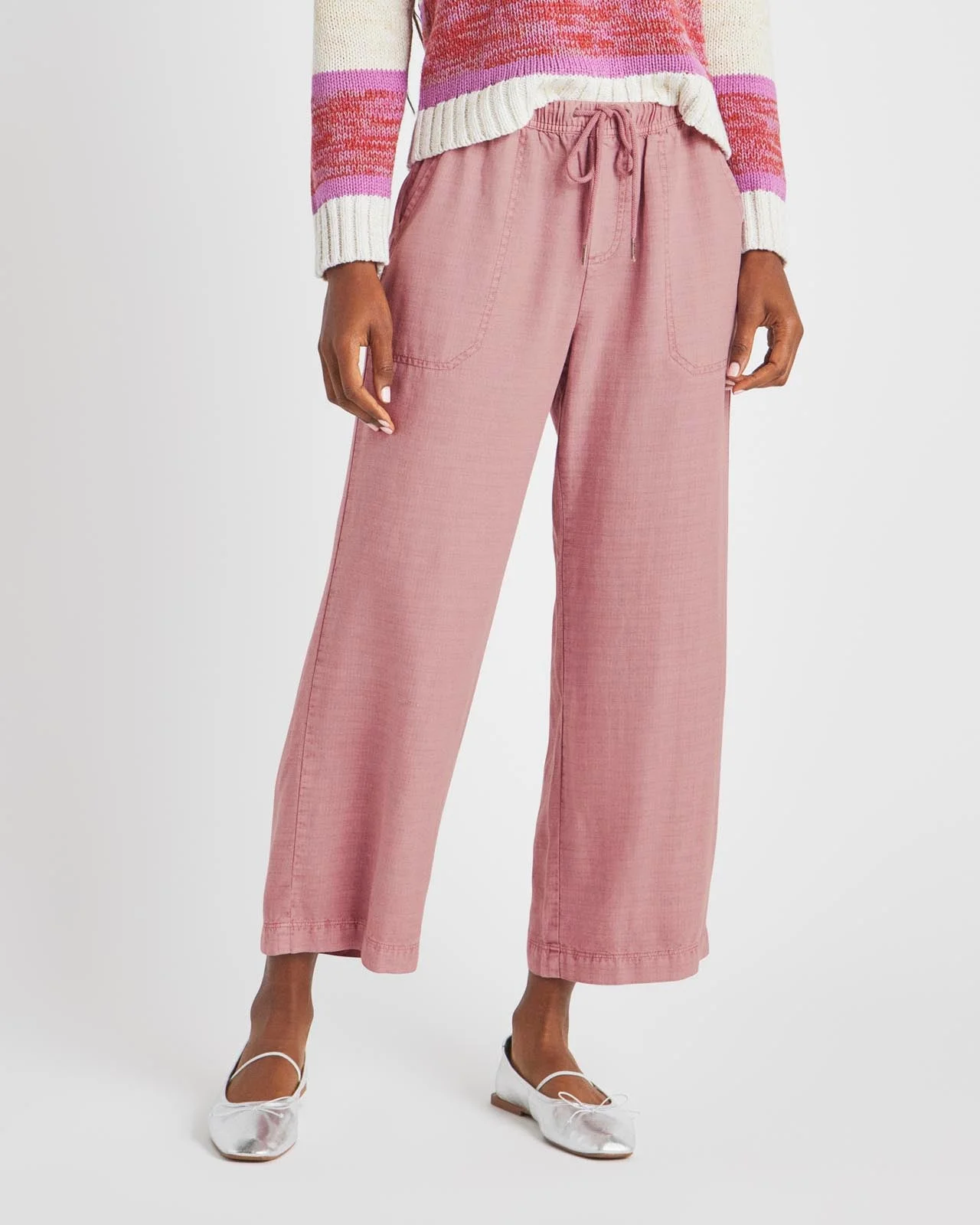 Angie Crop Wide Leg Pant - 1