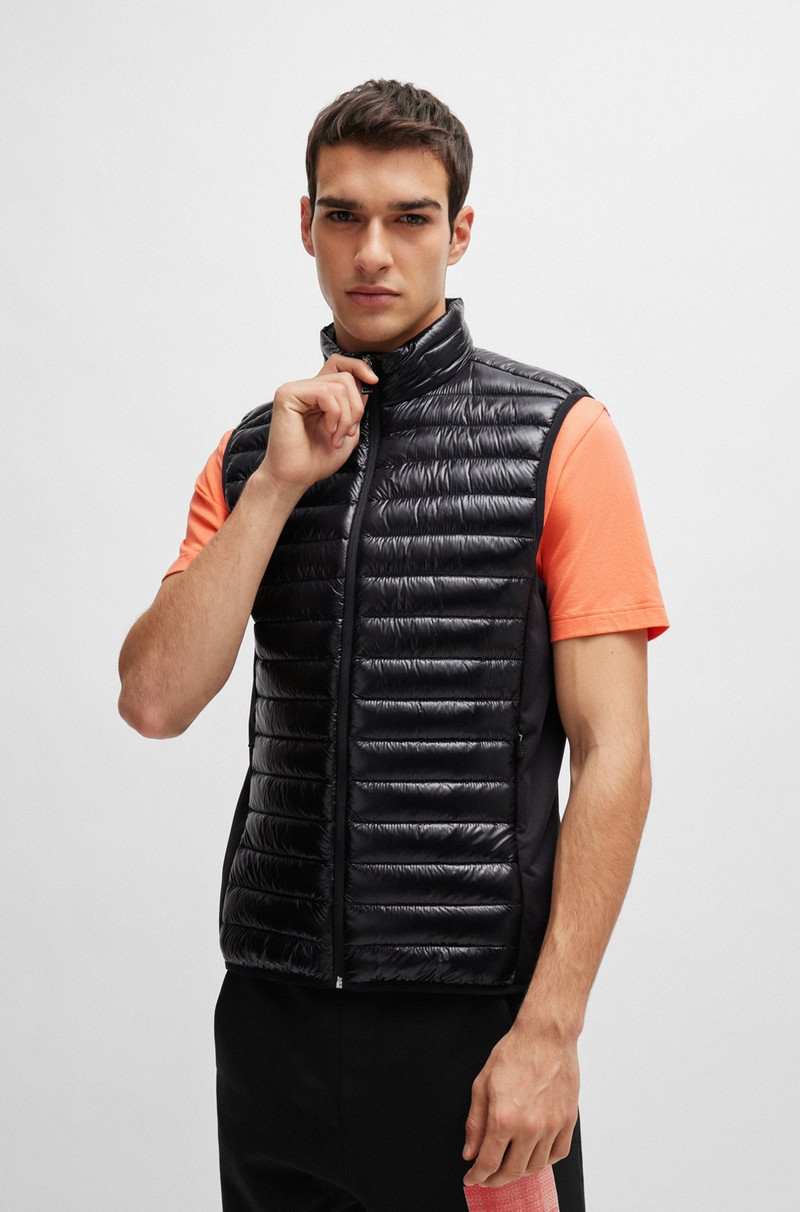 BOSS LIGHTWEIGHT WATER-REPELLENT GILET WITH DOWN FILLING outlook