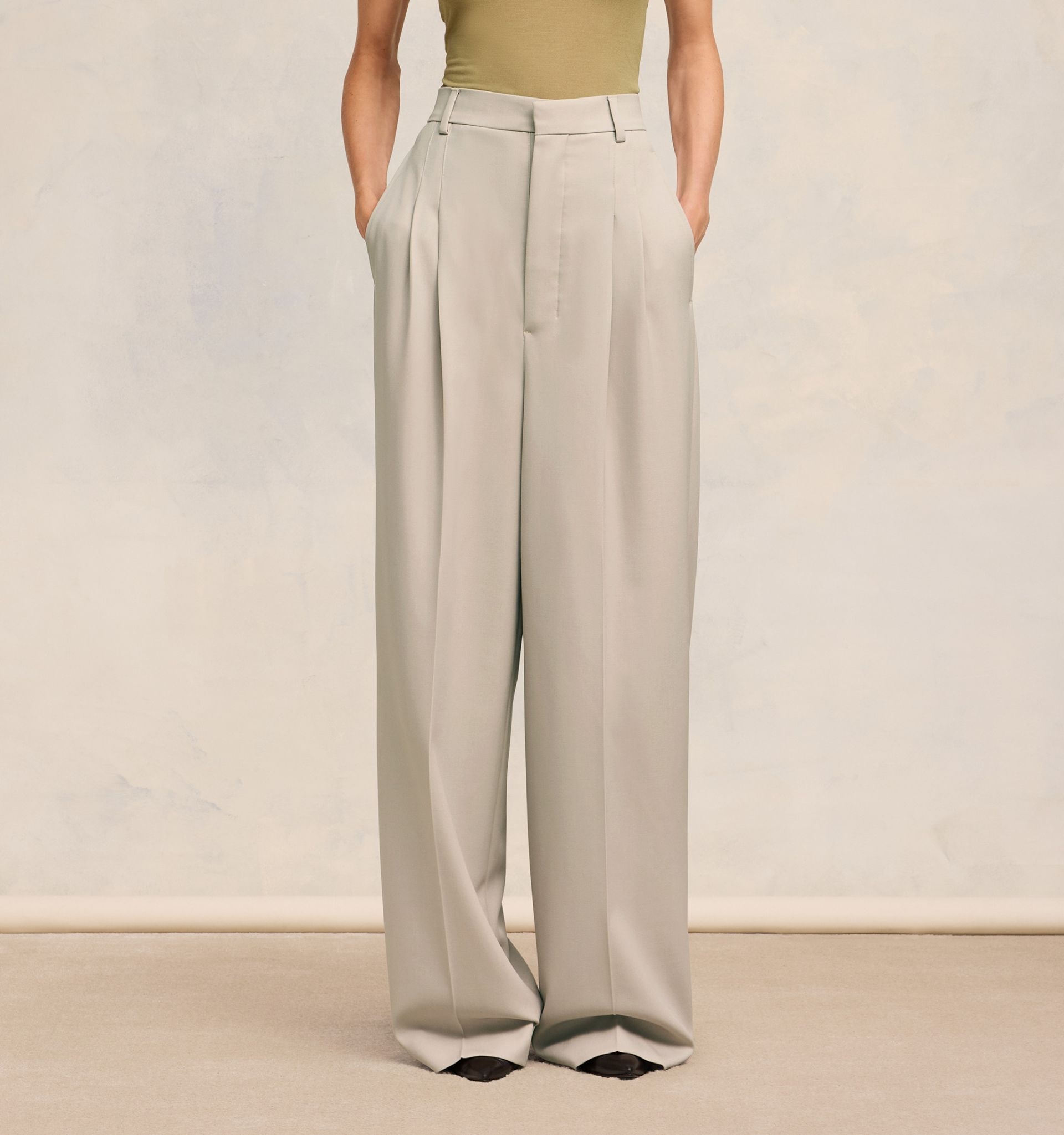 High Waist Large Trousers - 6