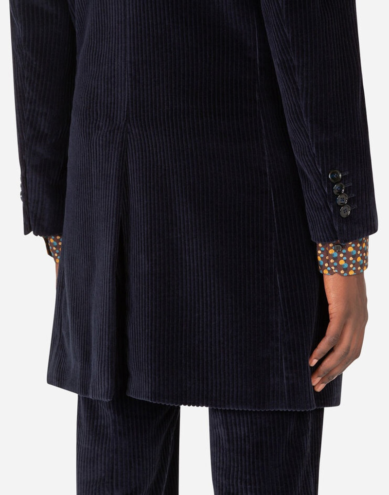 Double-breasted corduroy coat 6