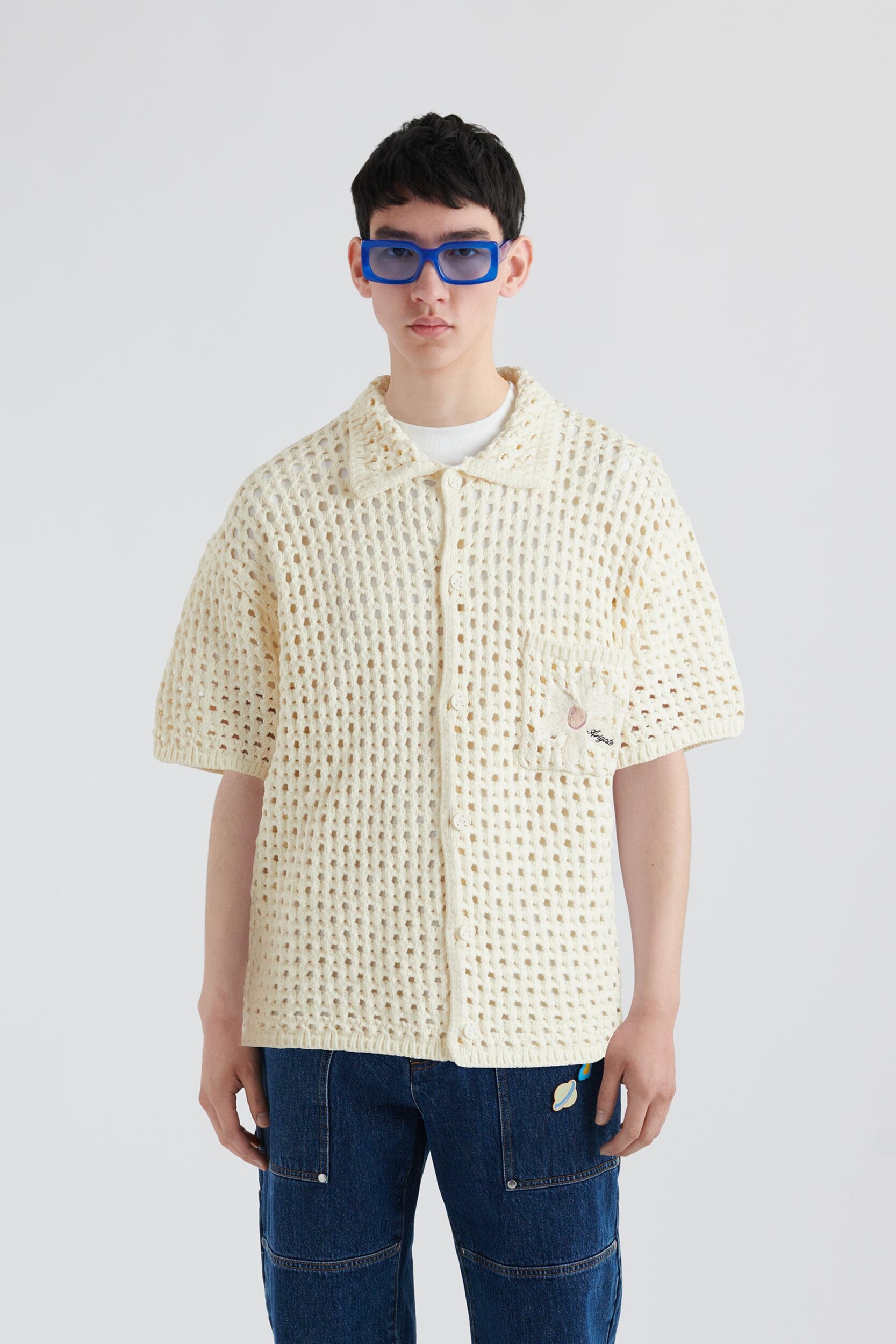 Franco Mesh Knit Shirt - 2