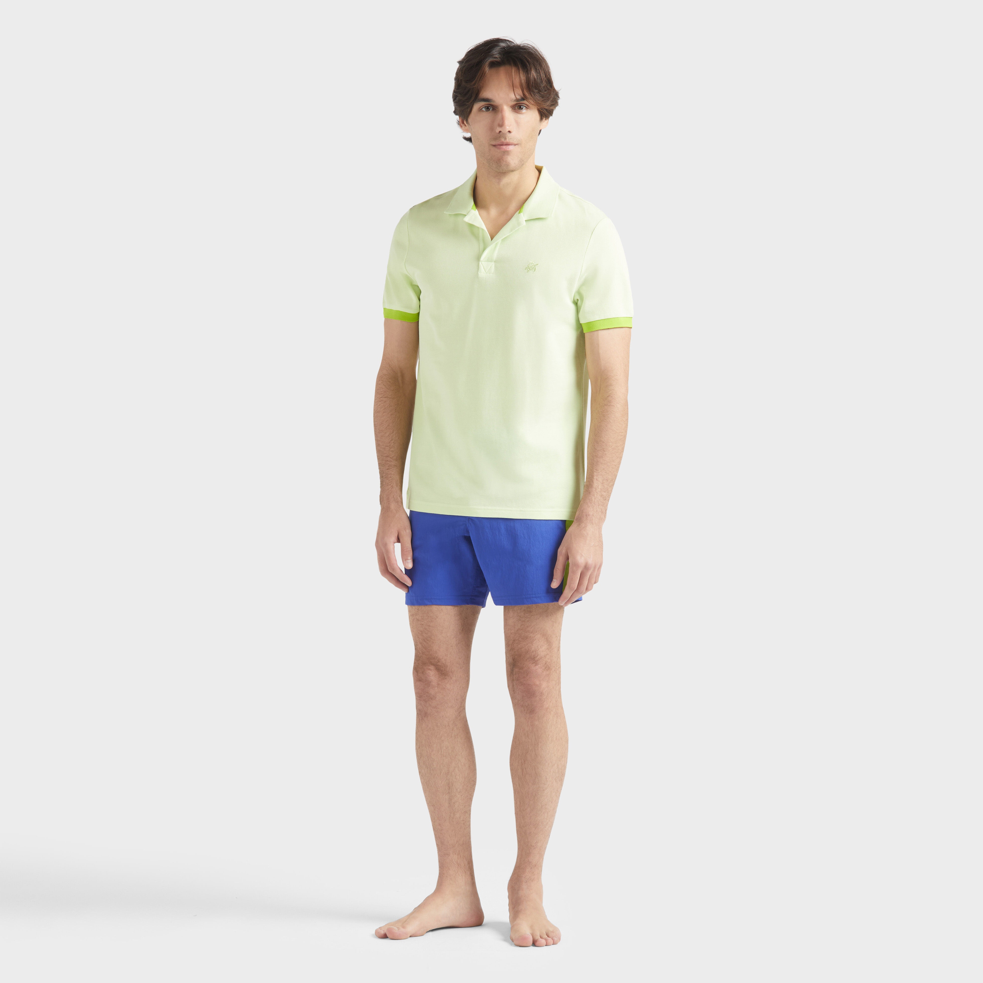 Men Cotton Polo Solid - 3