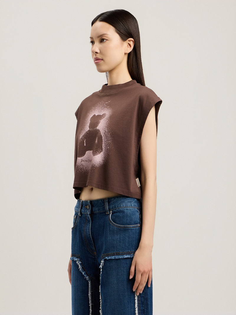 Spray Bear Boxy Tank Top 4