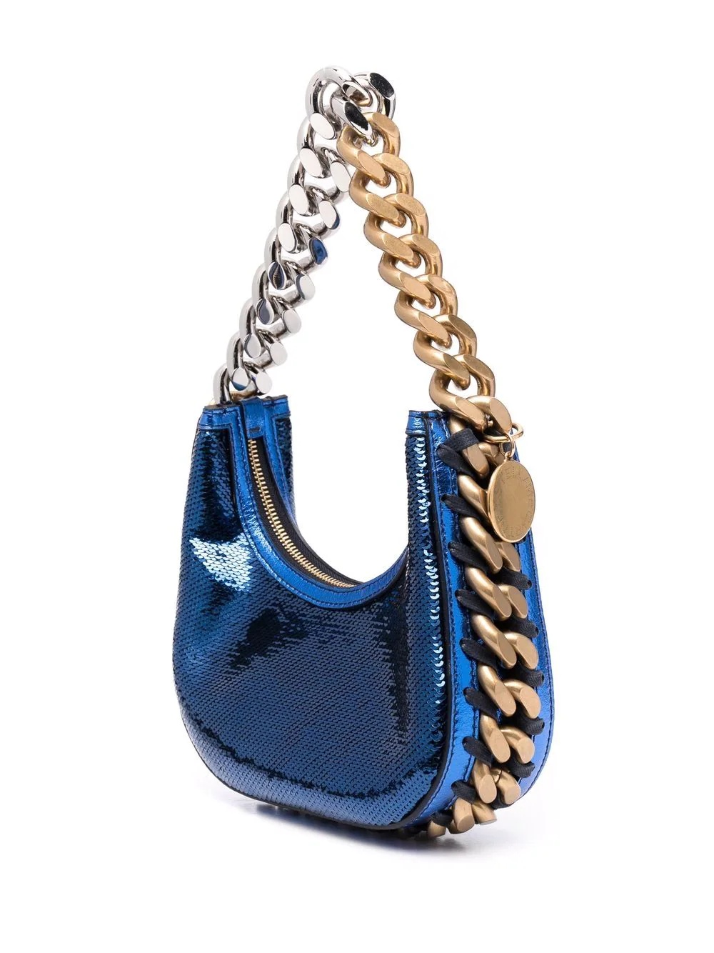 sequin-embellished shoulder bag - 3