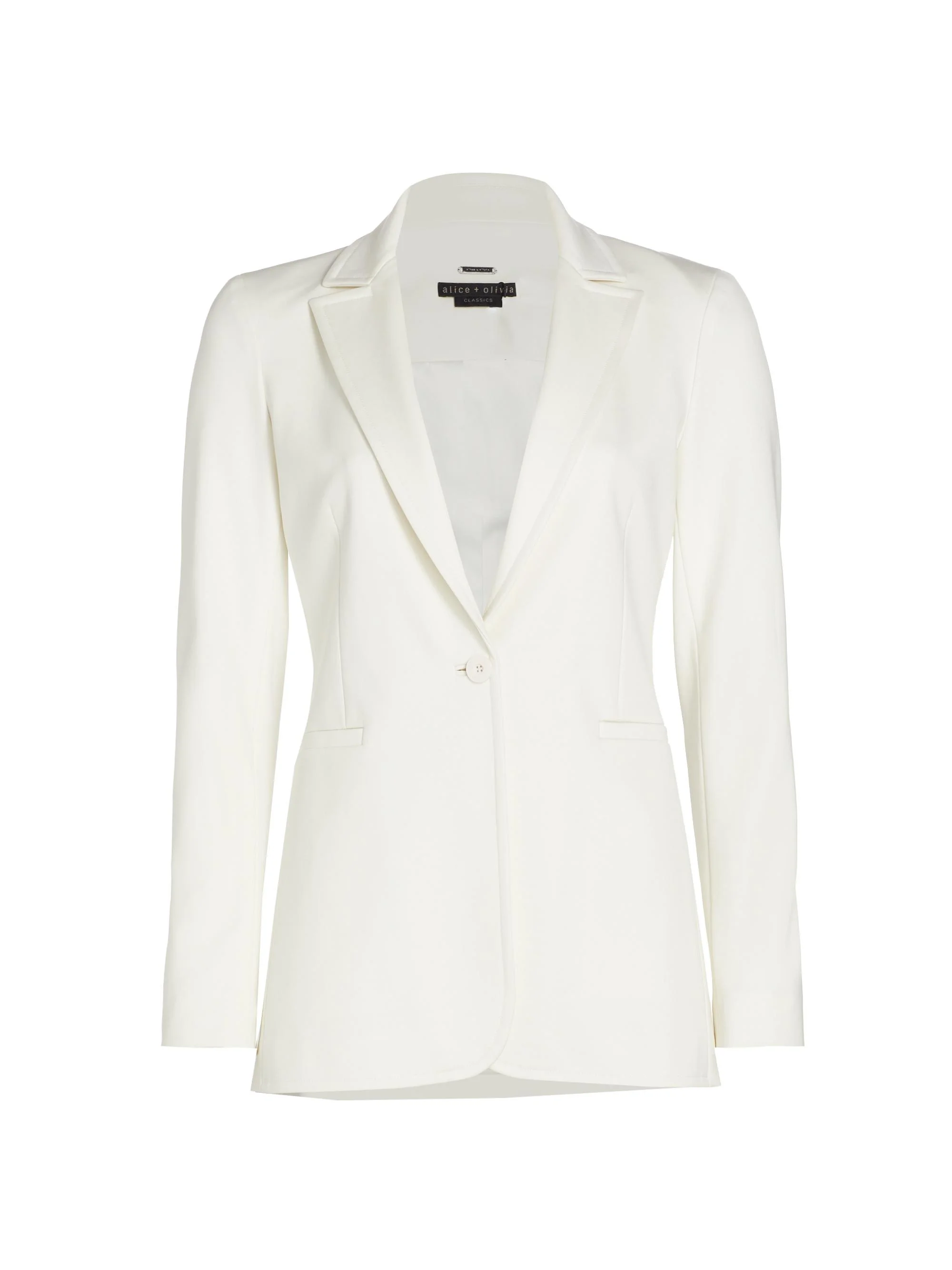 Women's Breann Fitted Blazer - Off White - 1