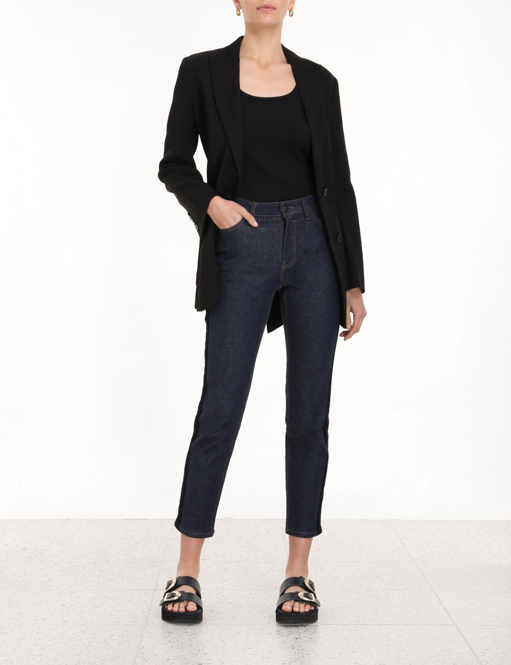 KALEIDOSCOPE BELTED JACKET - 6