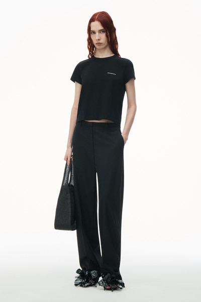 Alexander Wang SHRUNKEN TEE IN HIGH TWIST JERSEY outlook