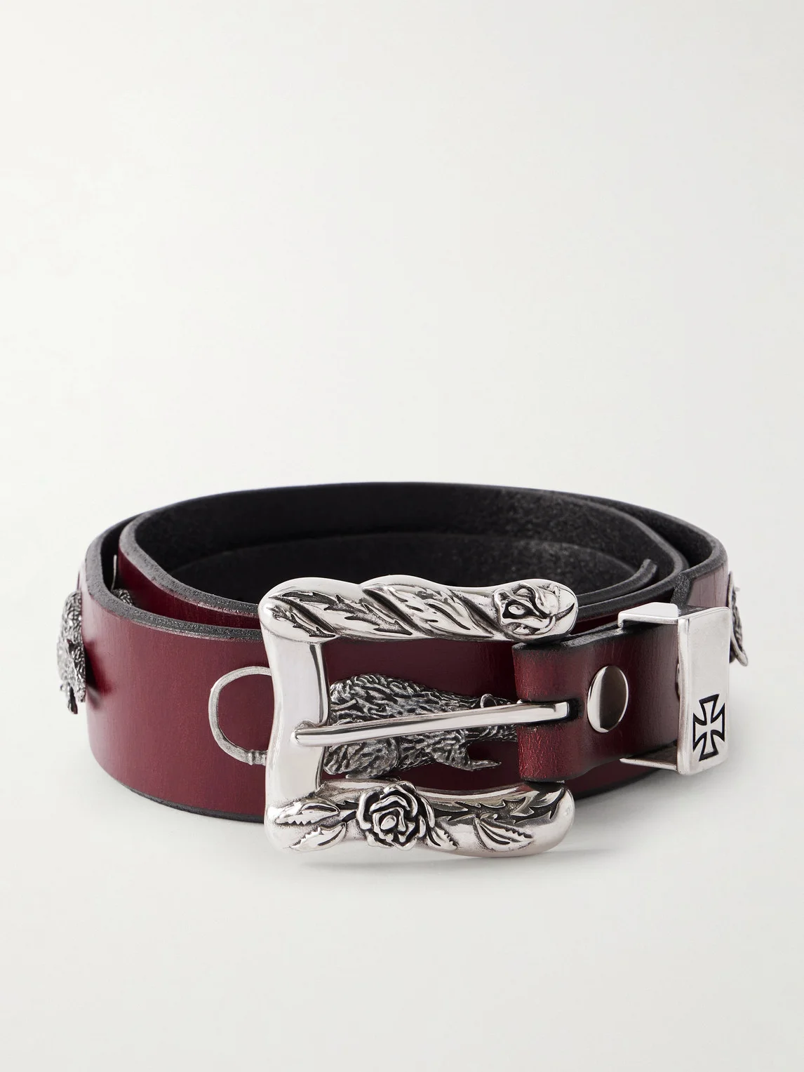 4cm Rat Chase Leather Belt - 1