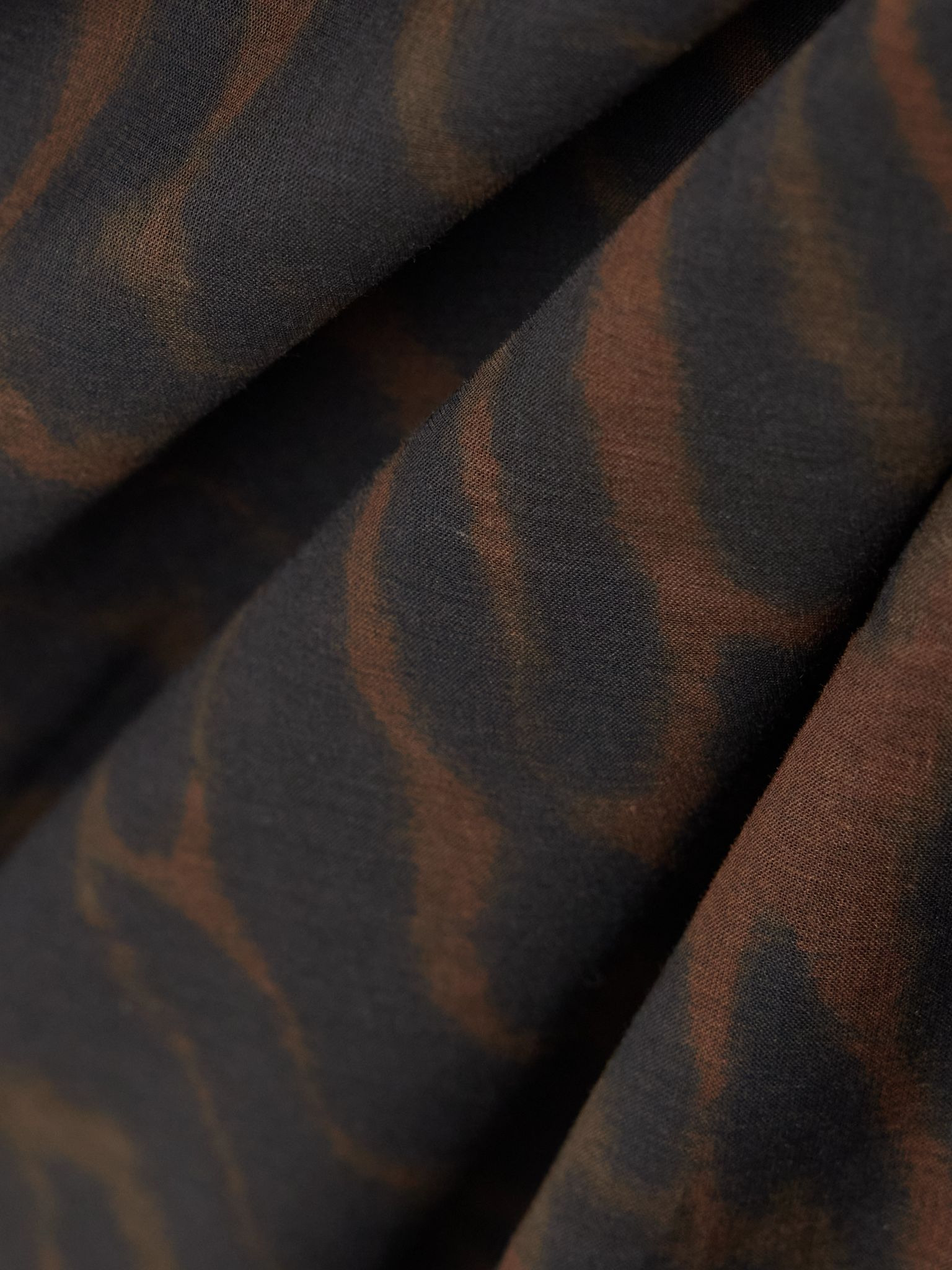 Leopard-print cotton pareo Brown - 3