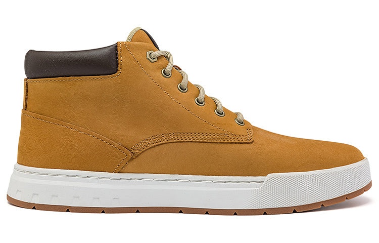 Timberland Maple Grove Wide Fit Leather Chukka Boots 'Wheat' A5PRVW - 2