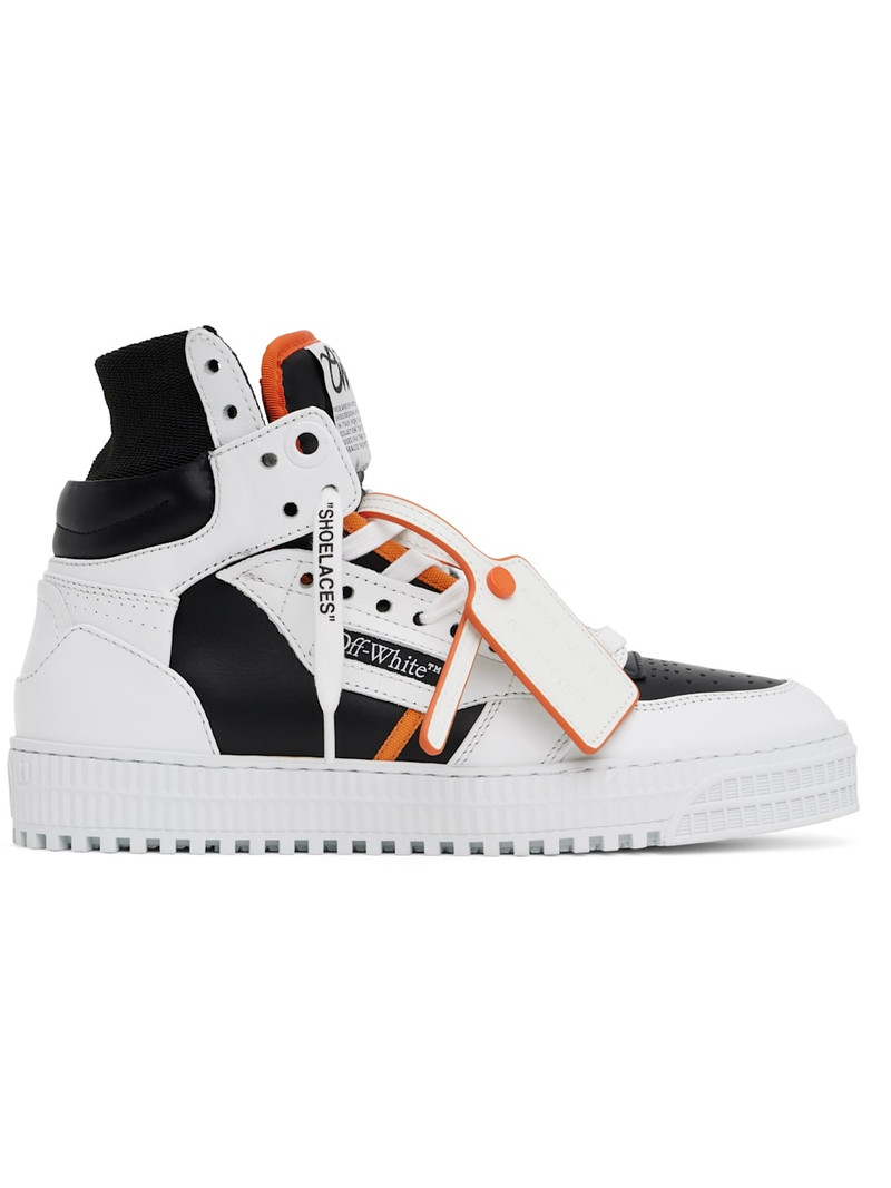 Black & White 3.0 Off Court Calf Leather Sneakers - 1