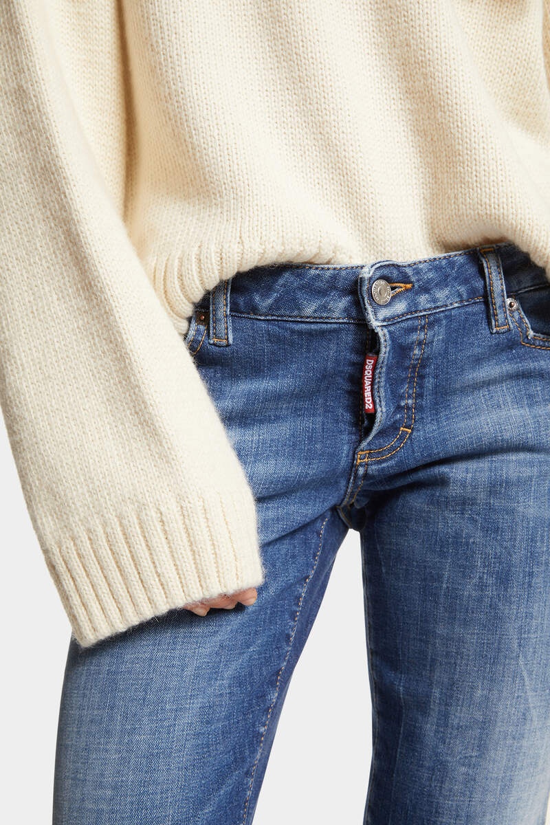 MEDIUM EASY WASH JENNIFER JEANS - 5