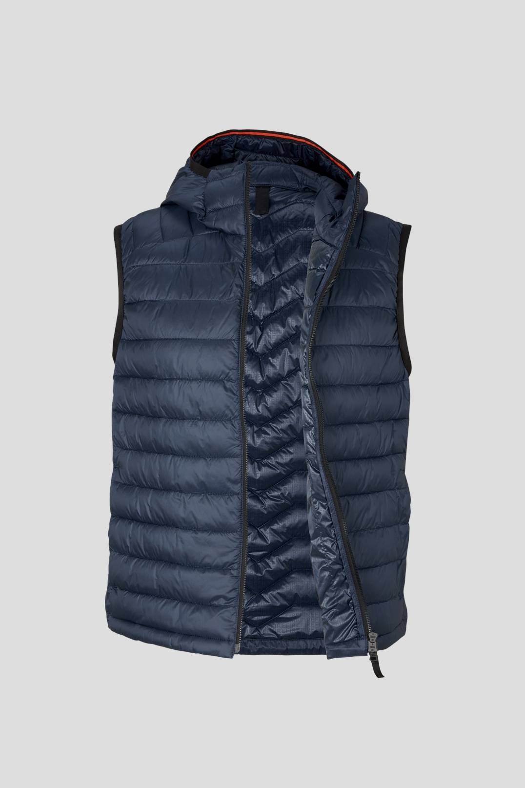 CASAN QUILTED VEST IN BLUE - 6