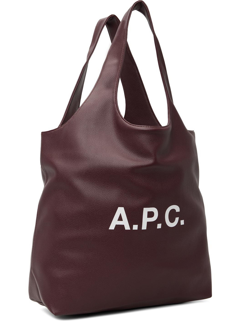 A.P.C. Burgundy Ninon Tote outlook