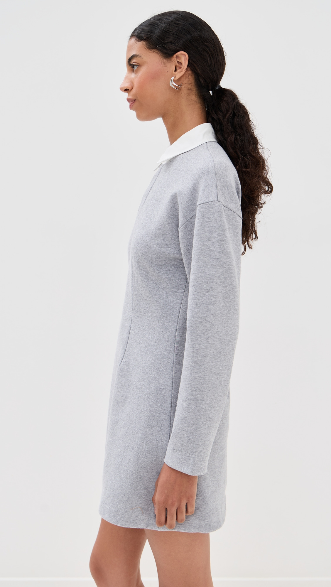 Long Sleeve Polo Dress - 3