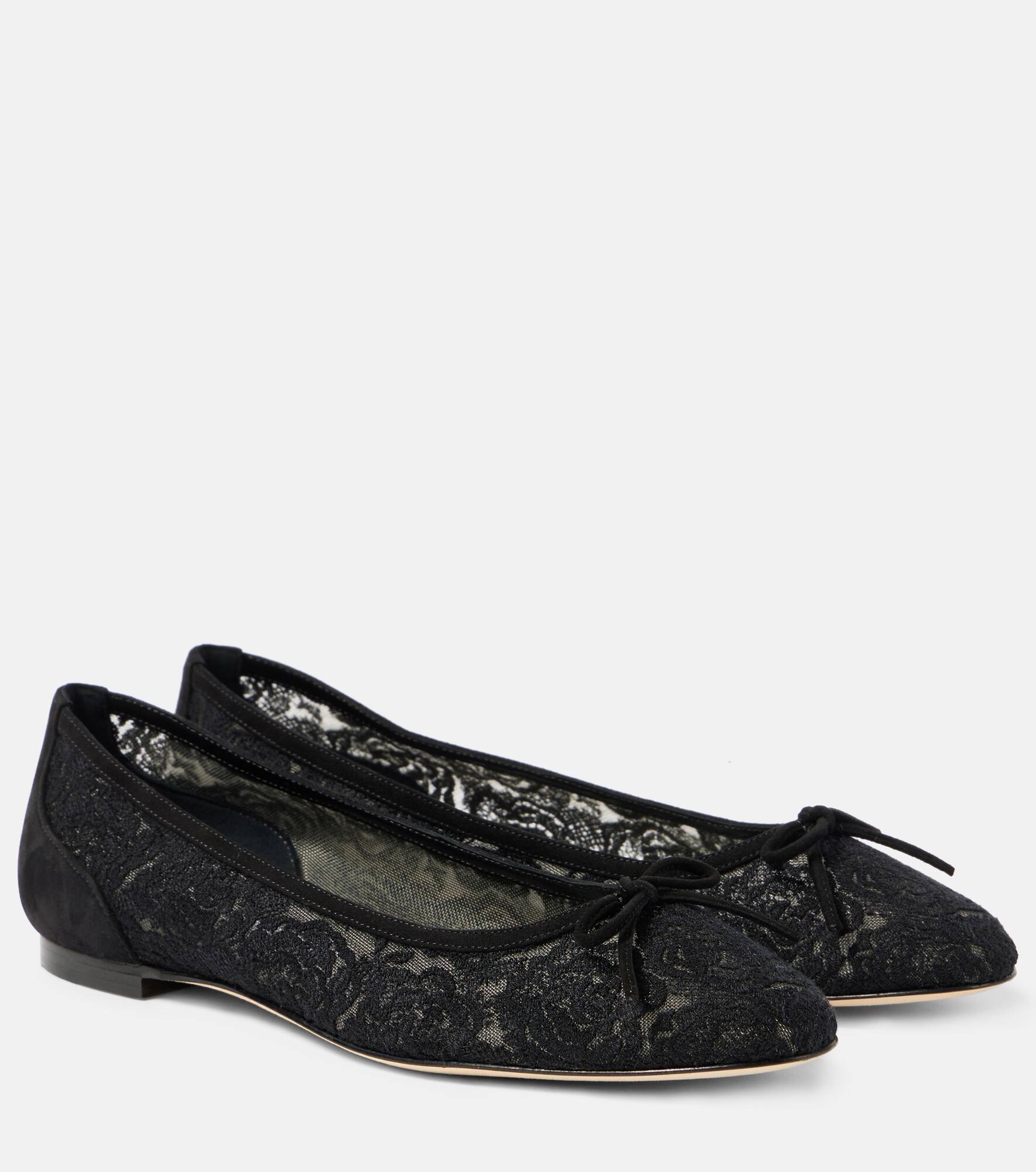 Verizzo floral lace ballet flats - 1