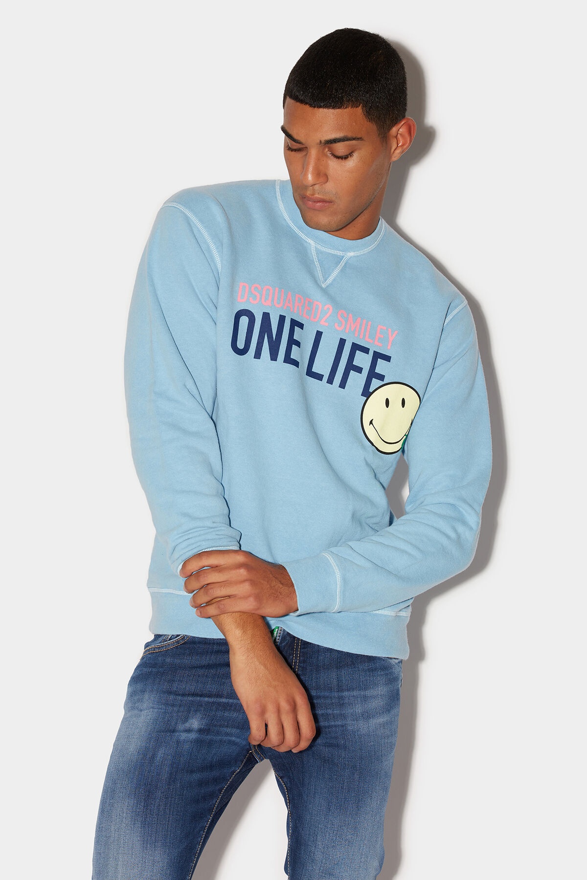 SMILEY ORGANIC COTTON COOL FIT SWEATSHIRT - 1