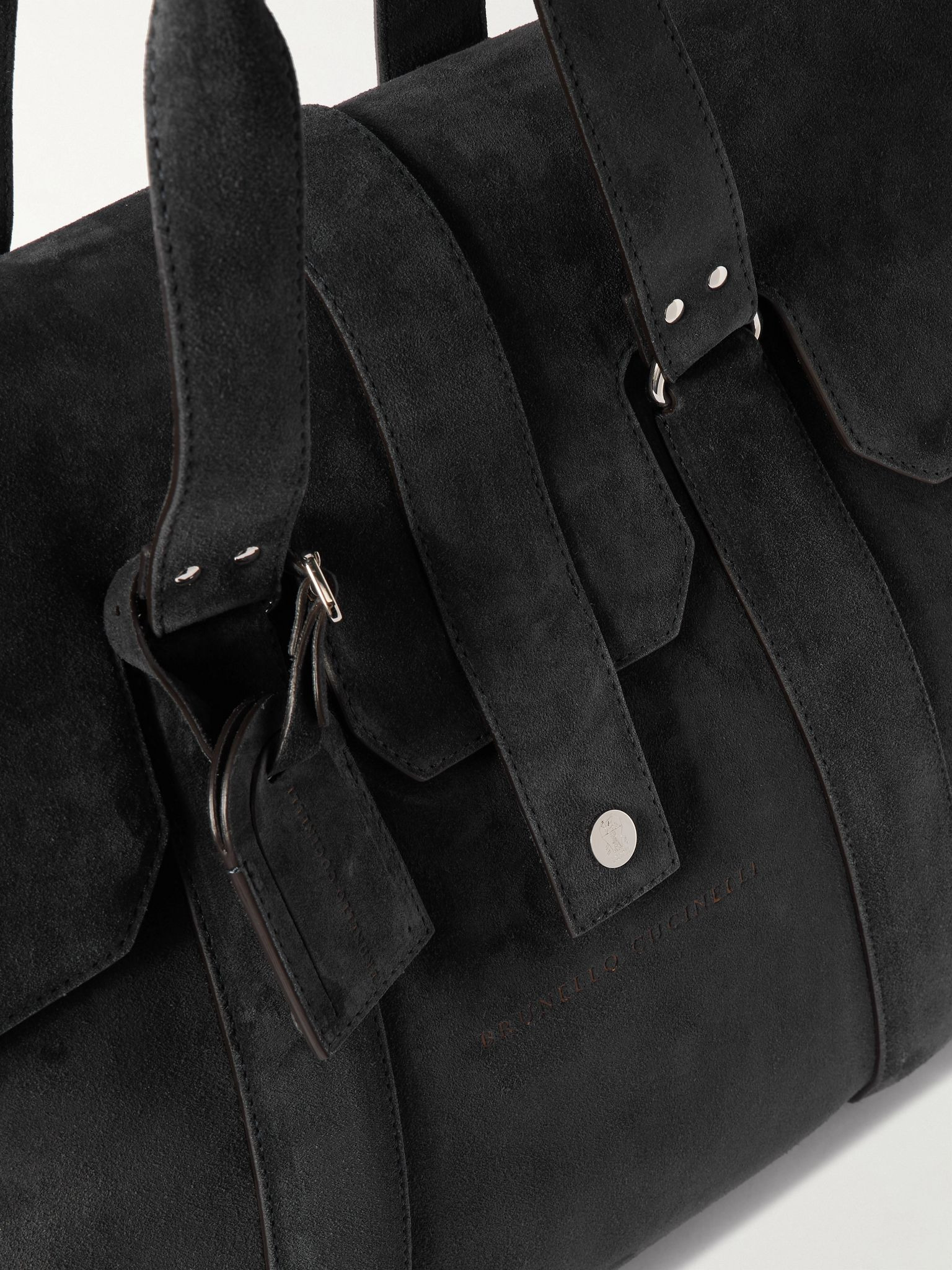 Suede Weekend Bag Black - 4