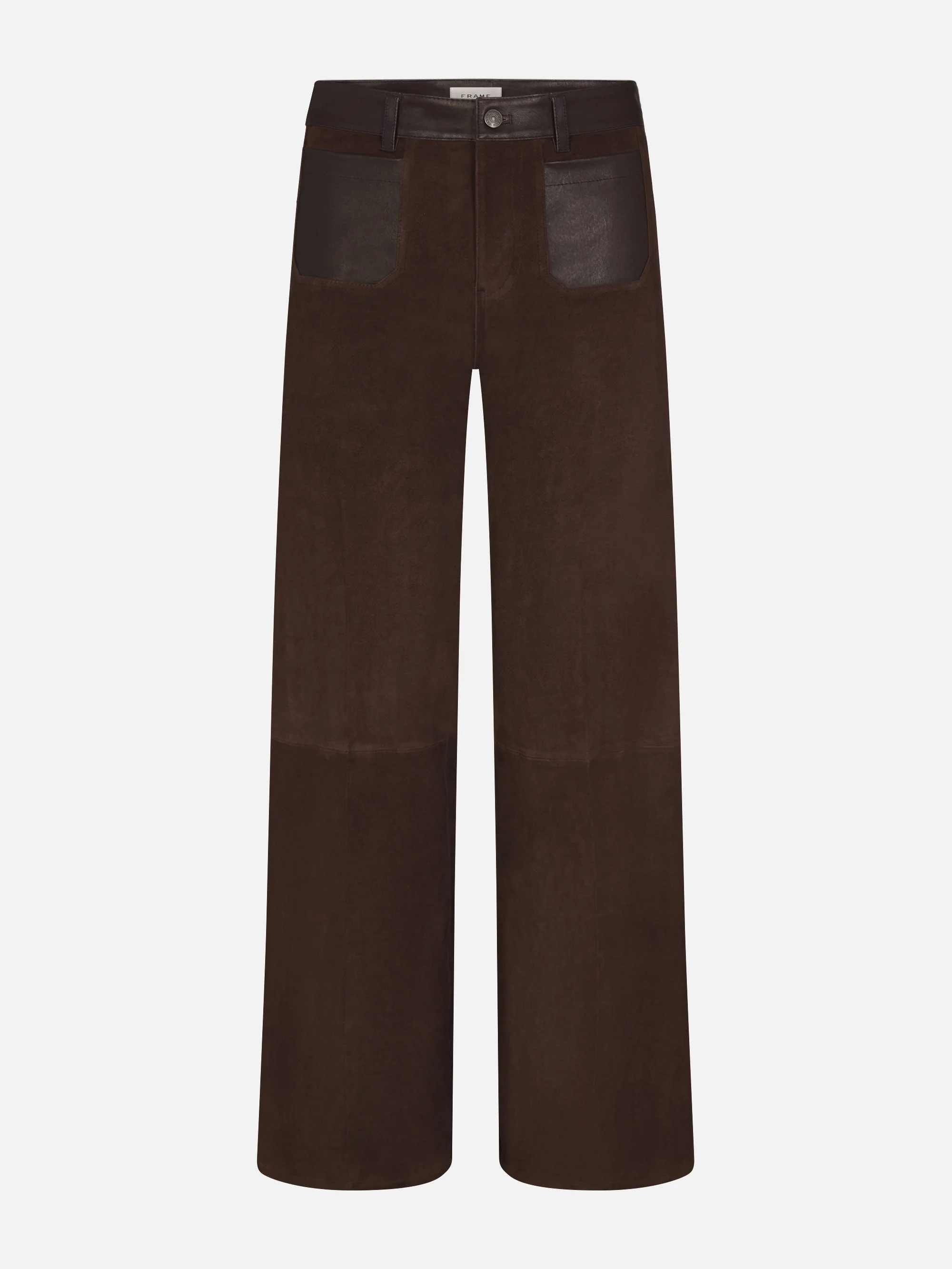 The Suede And Leather Slim Palazzo Modernist Pocket - 1