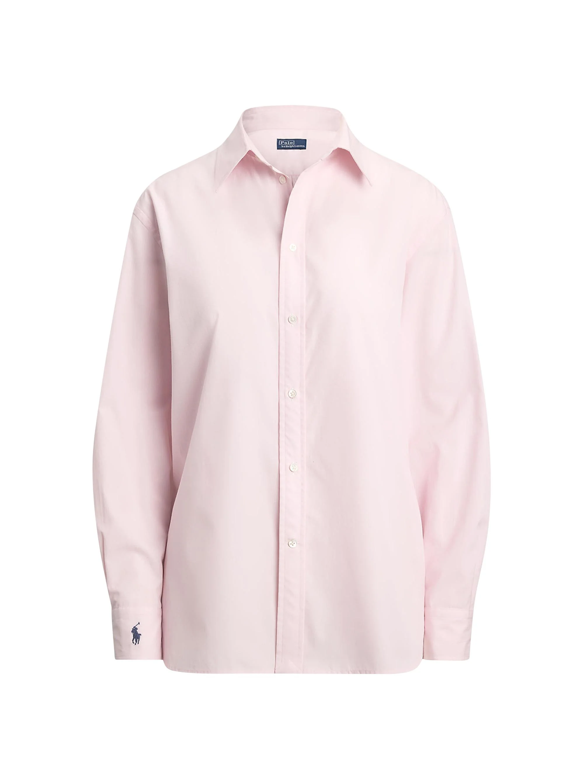 Women's Oversize-Fit Cotton Shirt - Surfside Red - 1