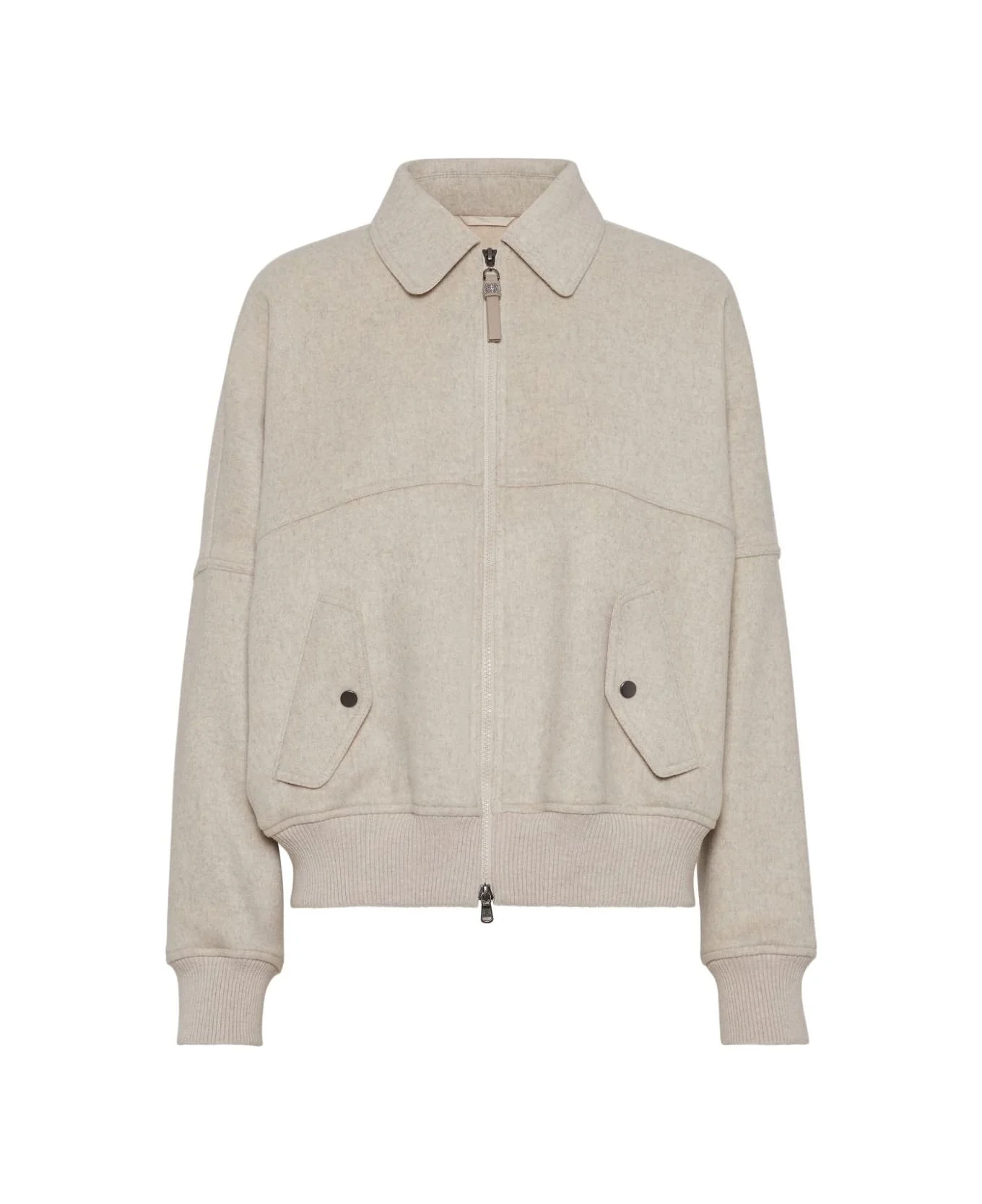 Brunello Cucinelli Light Beige Jacket - 1