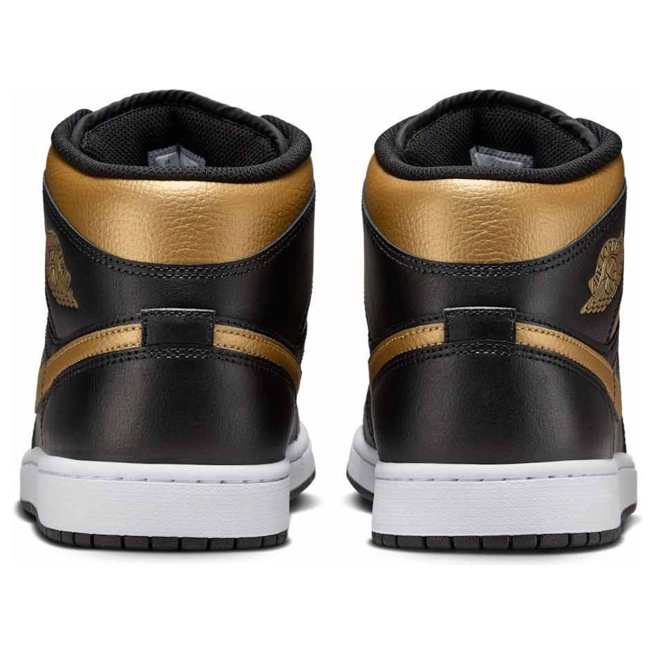 Air Jordan 1 Mid 'Black Metallic Gold' DQ8426-071 - 5