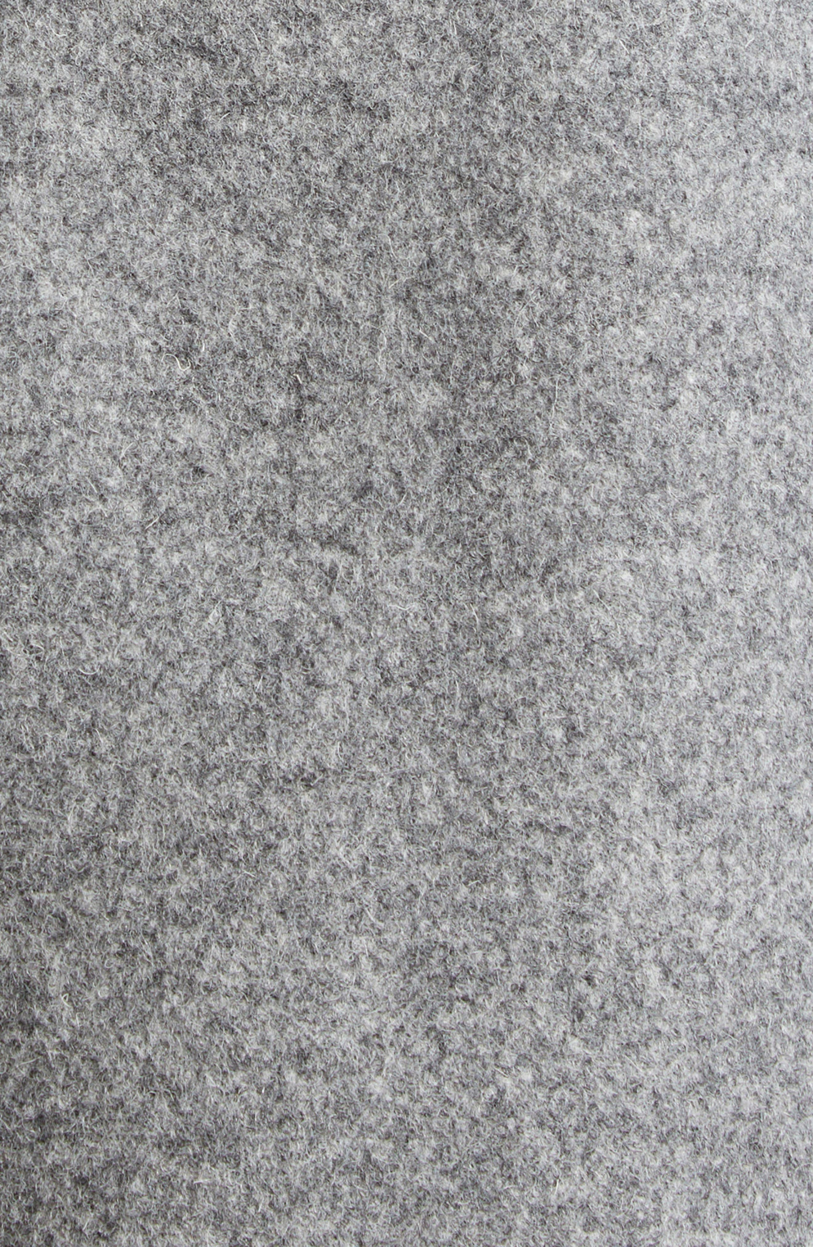 Carolina Herrera Virgin Wool Miniskirt in Melange Grey at Nordstrom - 6