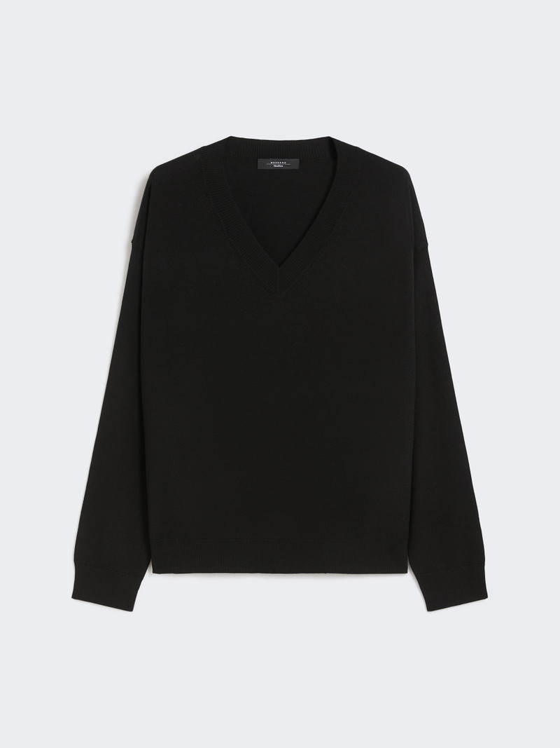 FIOCCHI Wool and cashmere V-neck jumper 1