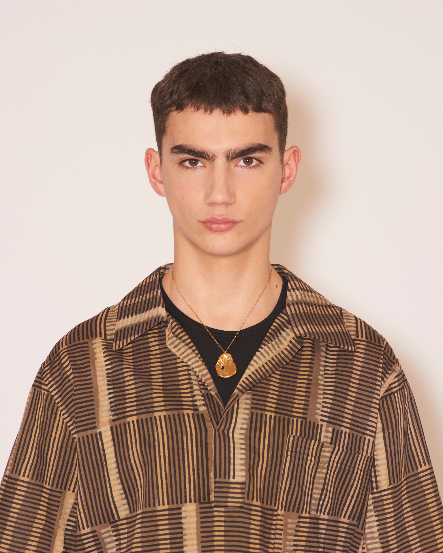 BOLEN - Printed cotton shirt - Stripe - 6