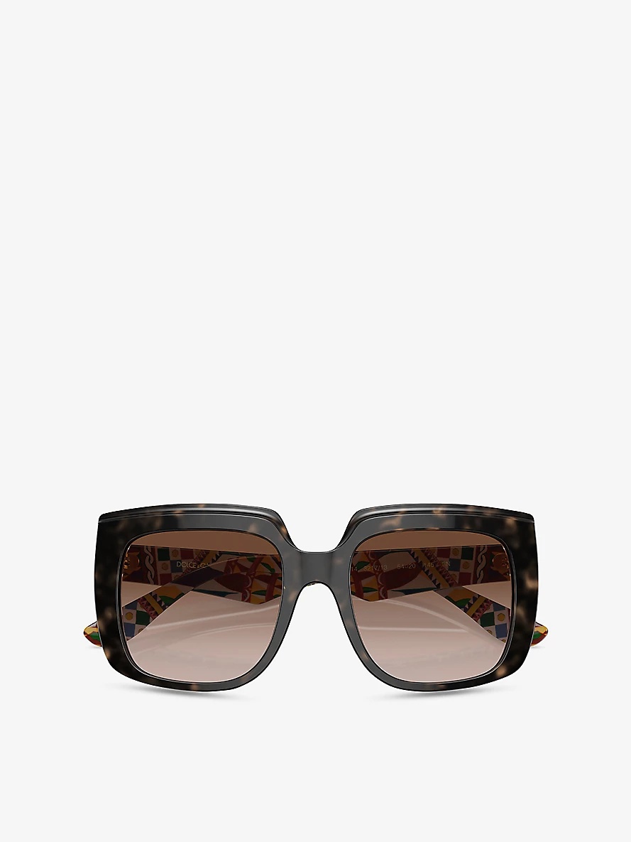 DG4414 Square-Frame Acetate Sunglasses - 4