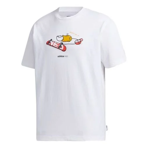 adidas neo Yellow Sports Short Sleeve White GL7213 - 1