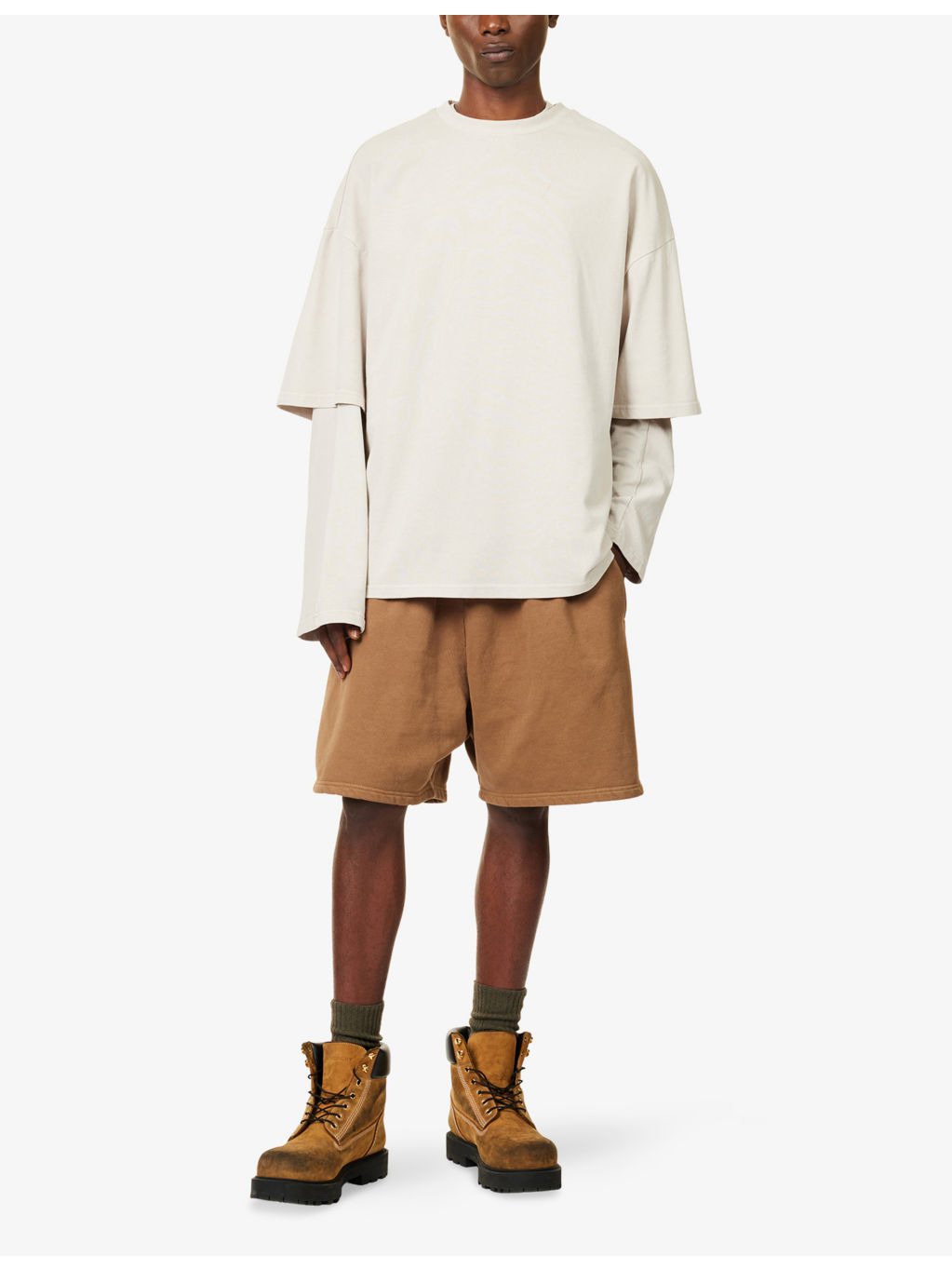 Boxy-Fit Crewneck Cotton T-Shirt - 2