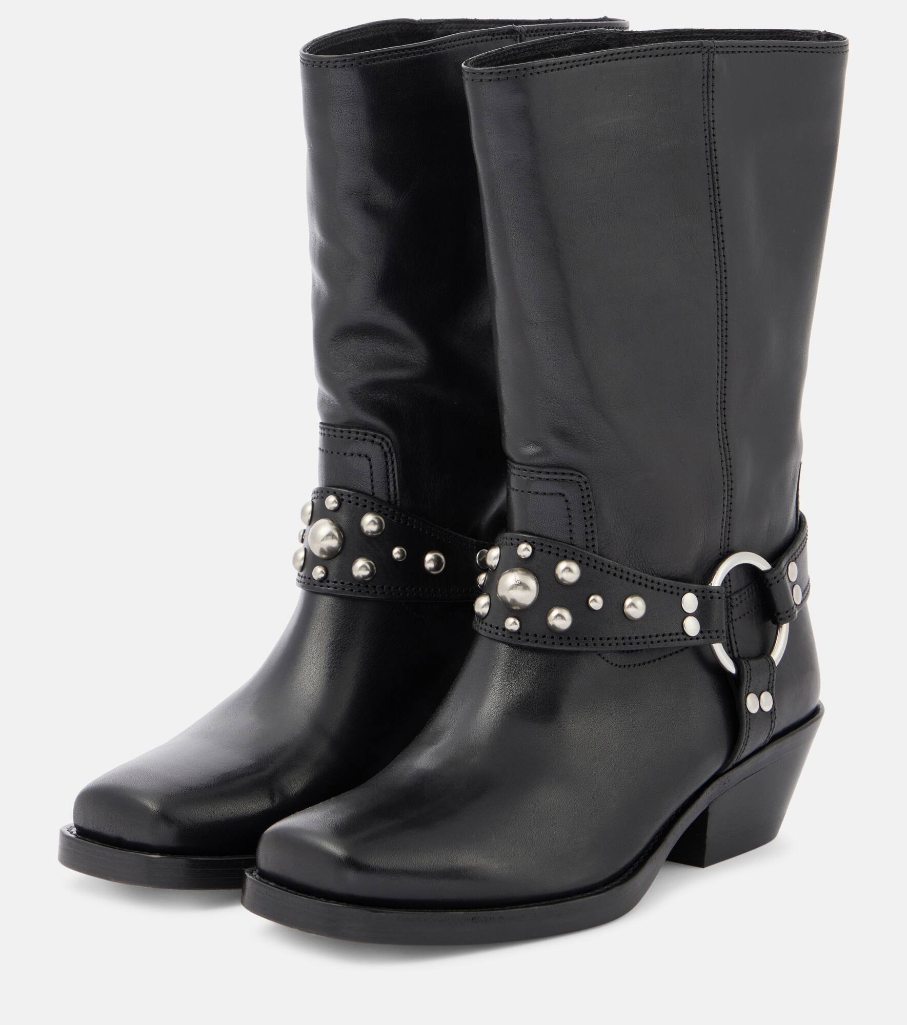 Antya leather cowboy boots - 5