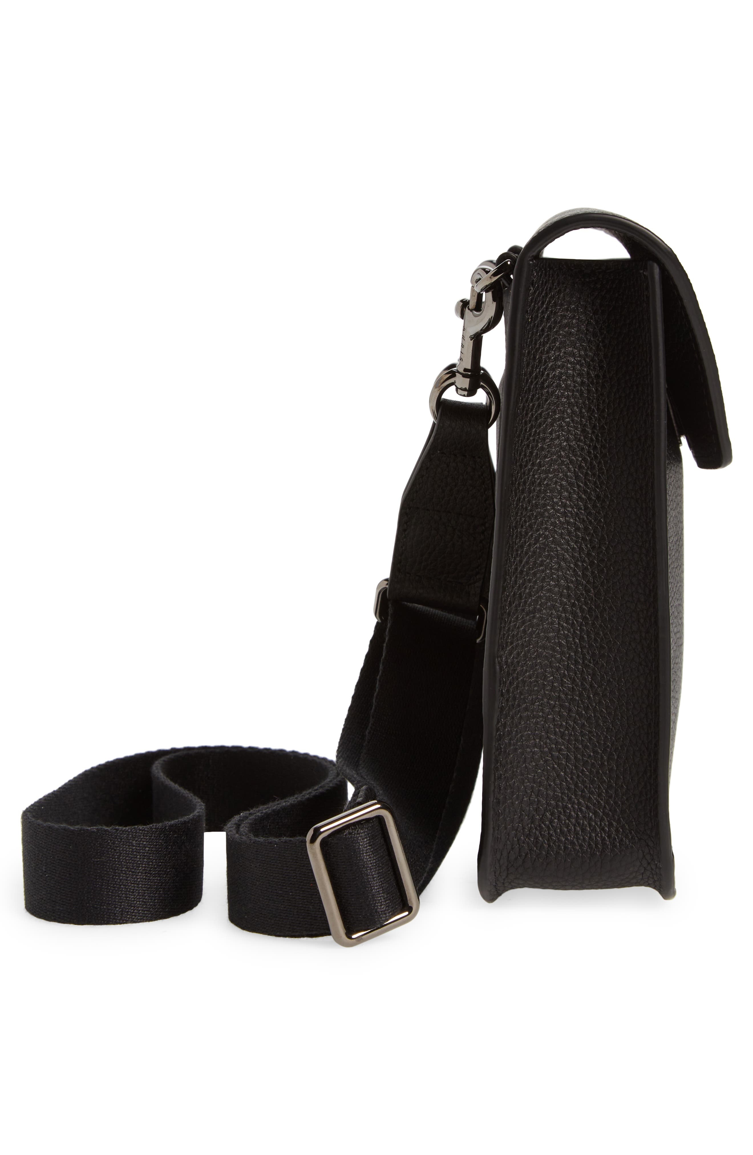 Akris Mini Anouk Leather Crossbody Bag in Black at Nordstrom - 5