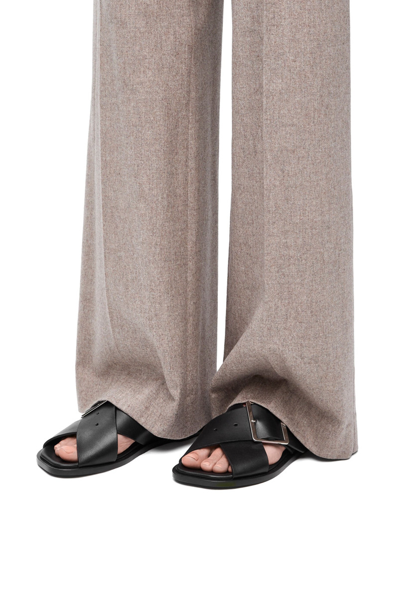 Loewe Petal Belt flat sandal in vegetable-tanned calfskin outlook
