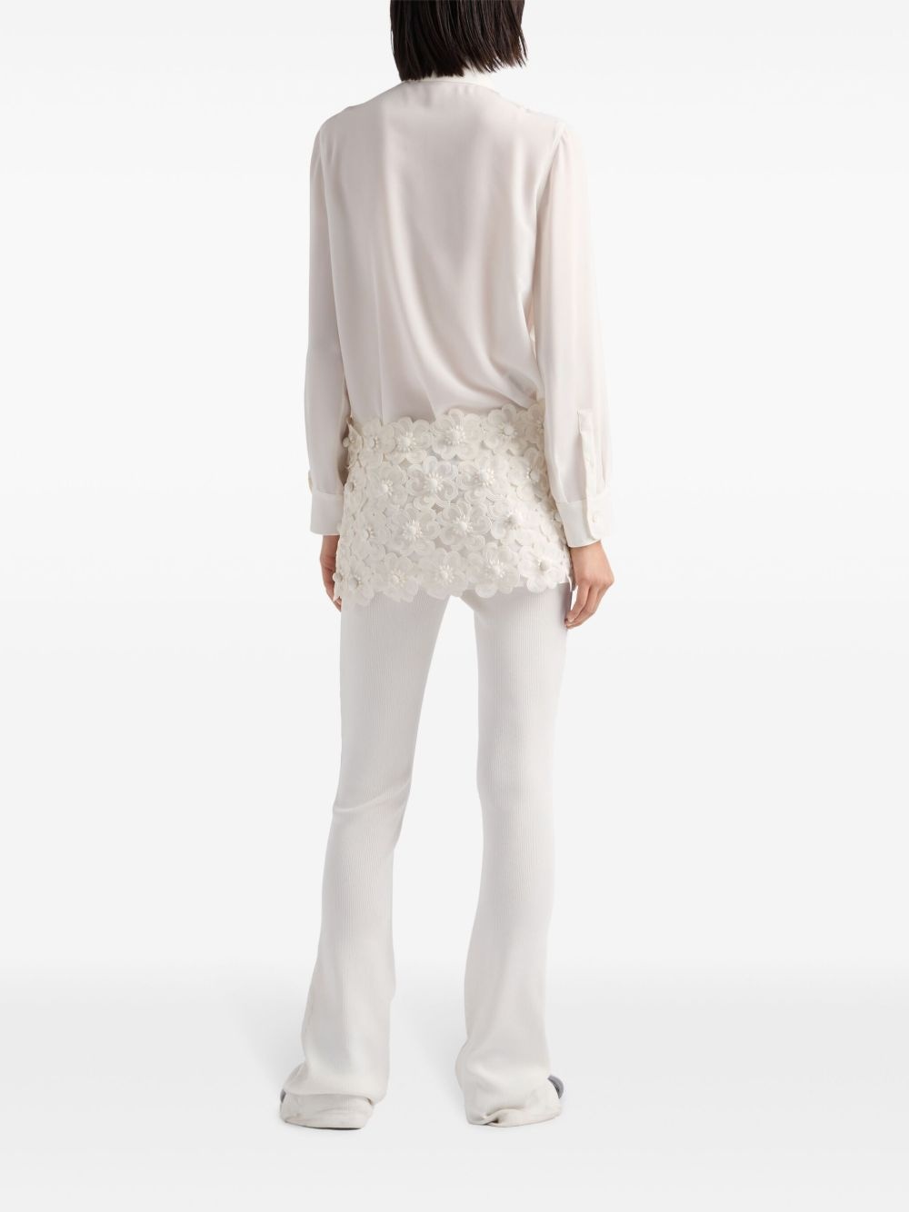 crêpe de chine shirt - 3