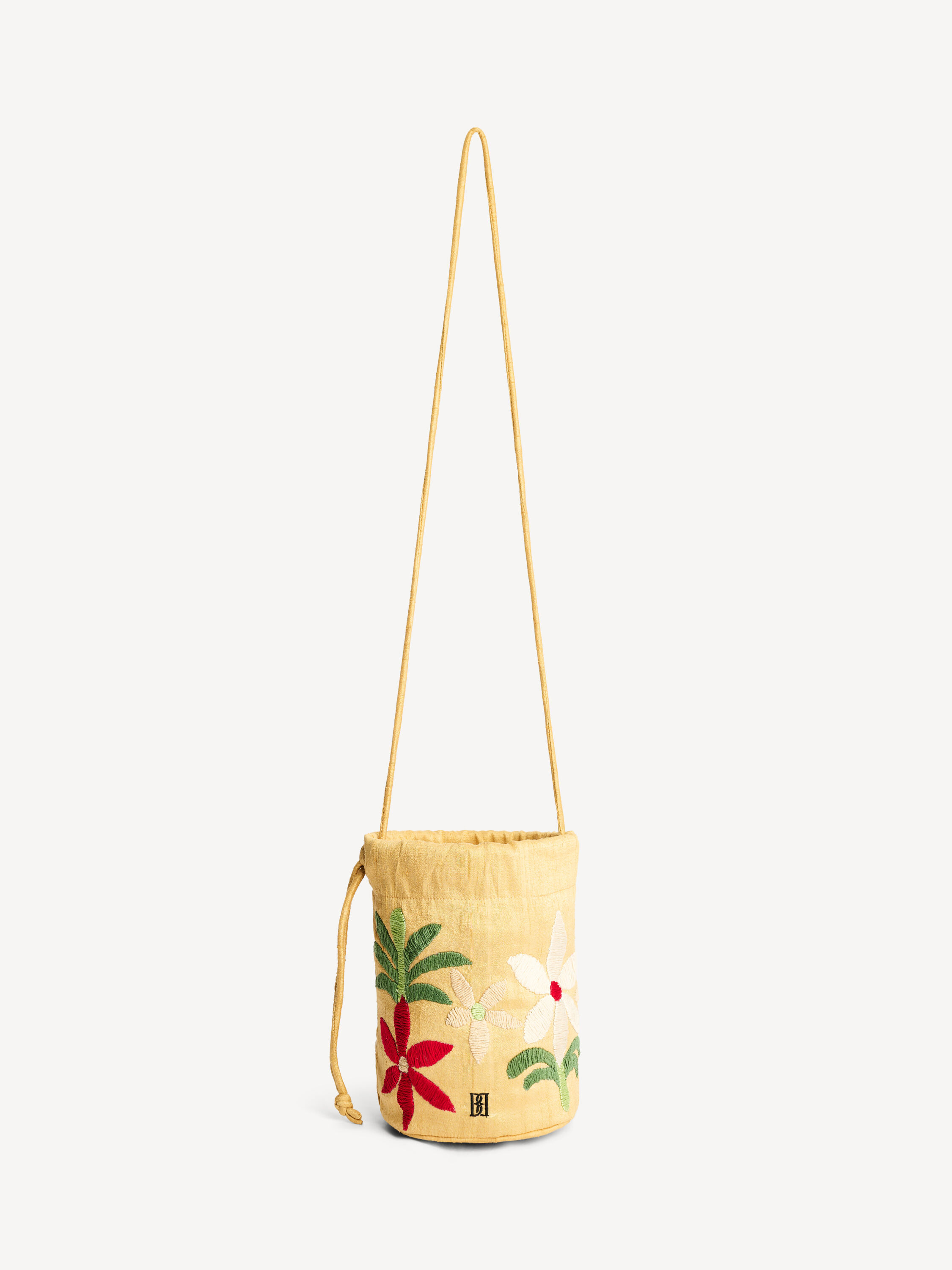 Leandras silk bucket bag - 1