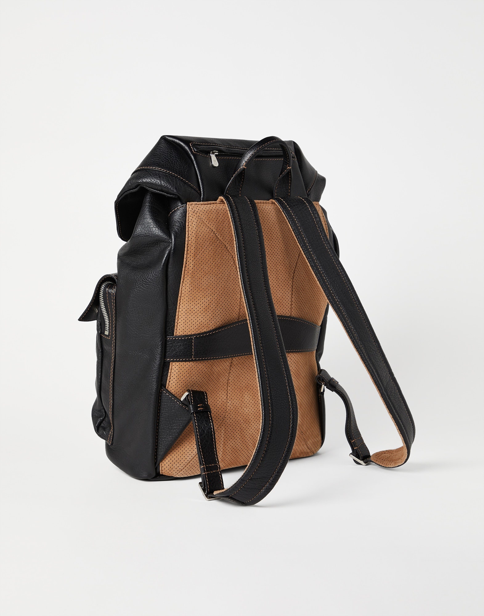 Grained calfskin leisure backpack - 2