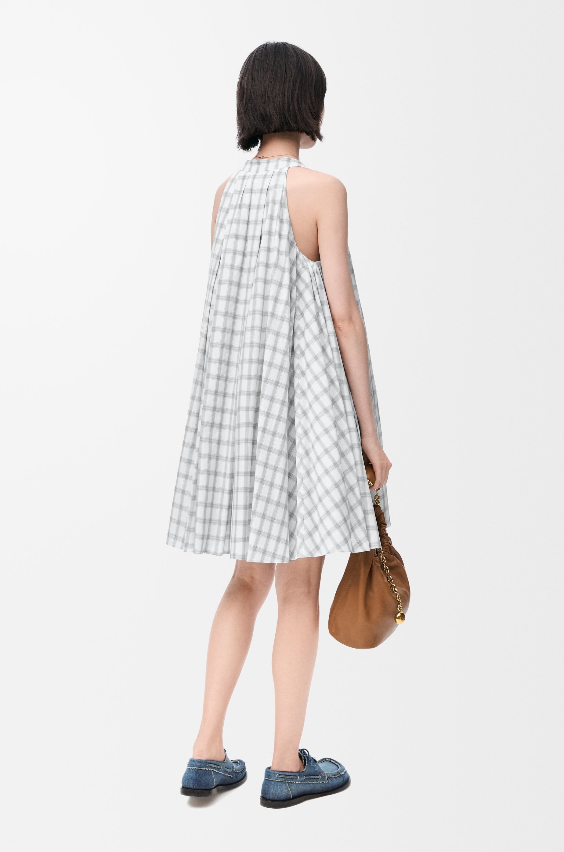 Trapeze dress in cotton - 3