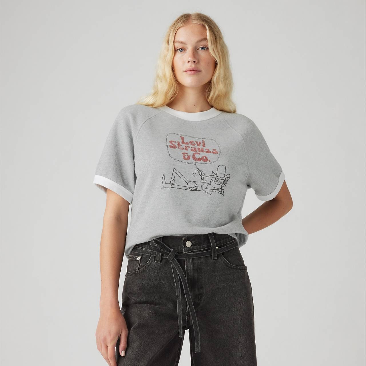 GRAPHIC MARINA SHORT SLEEVE CREWNECK SWEATSHIRT - 3