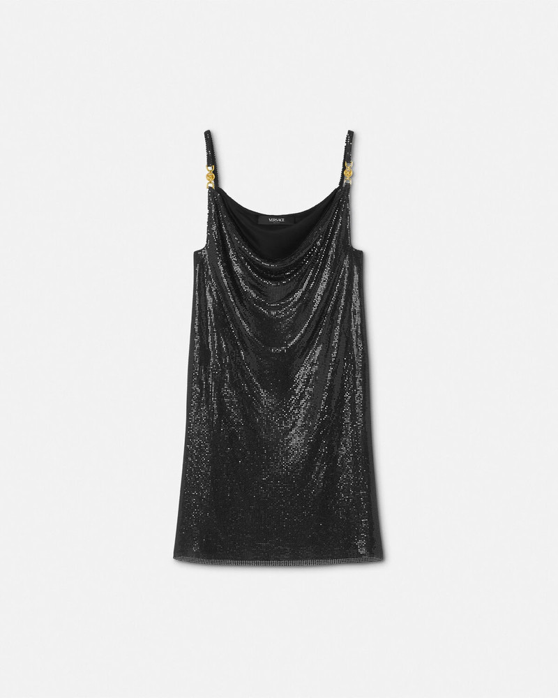 Metal Mesh Slip Mini Dress 1