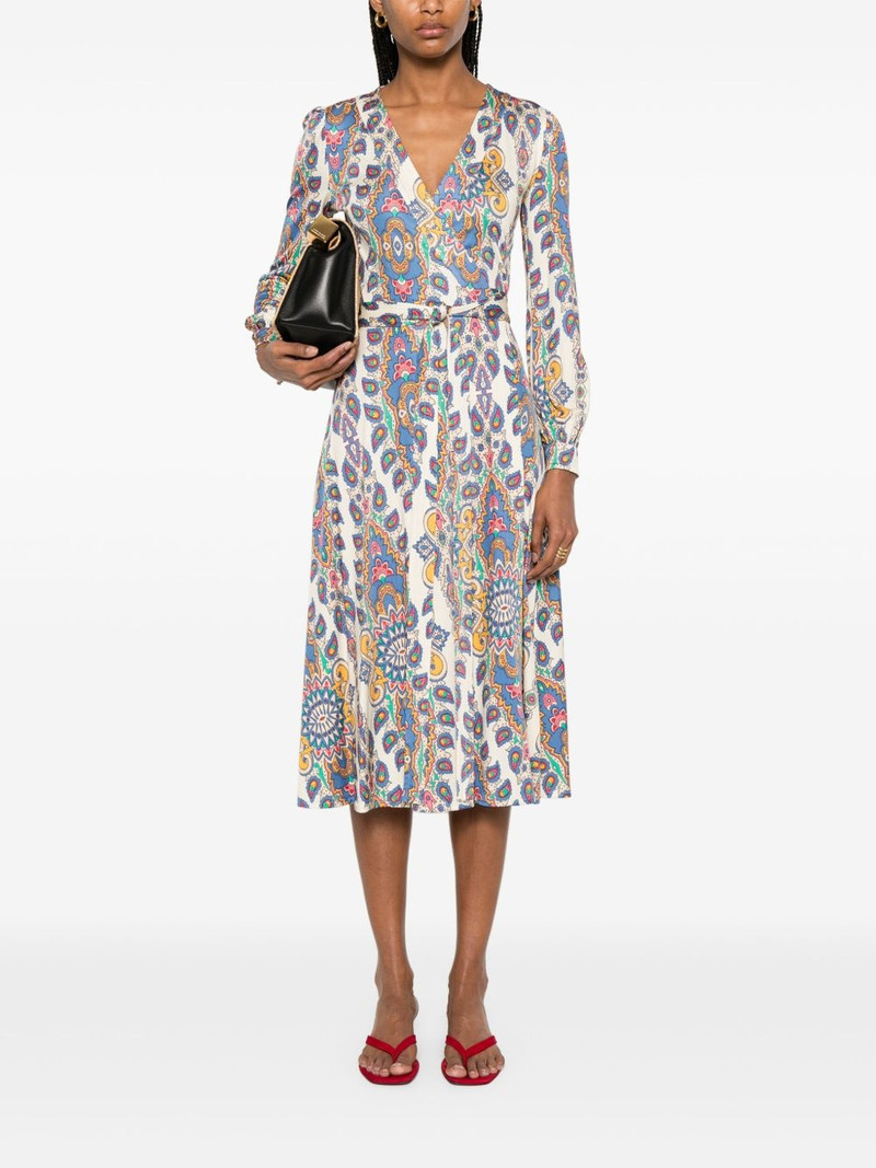 Etro paisley-print midi dress outlook