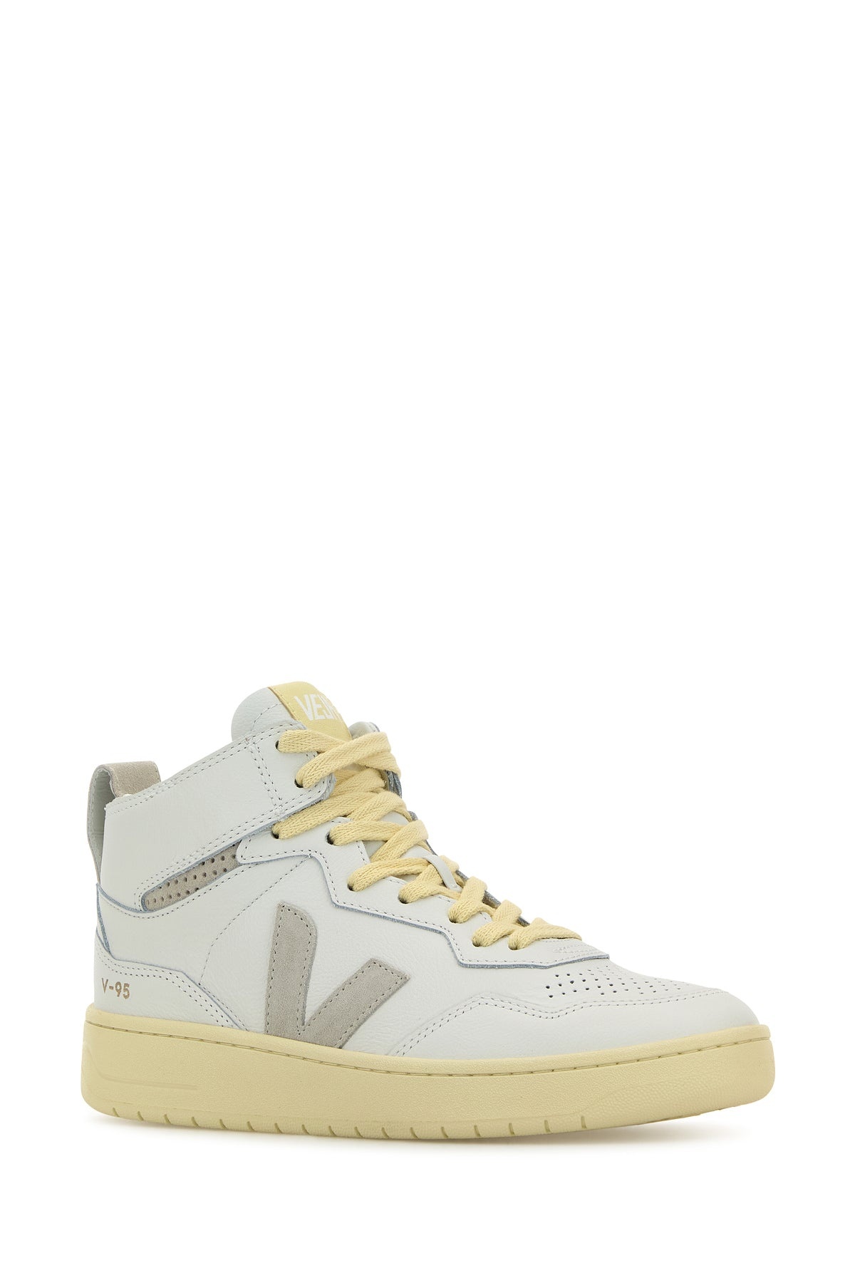 White leather V-95 sneakers - 2