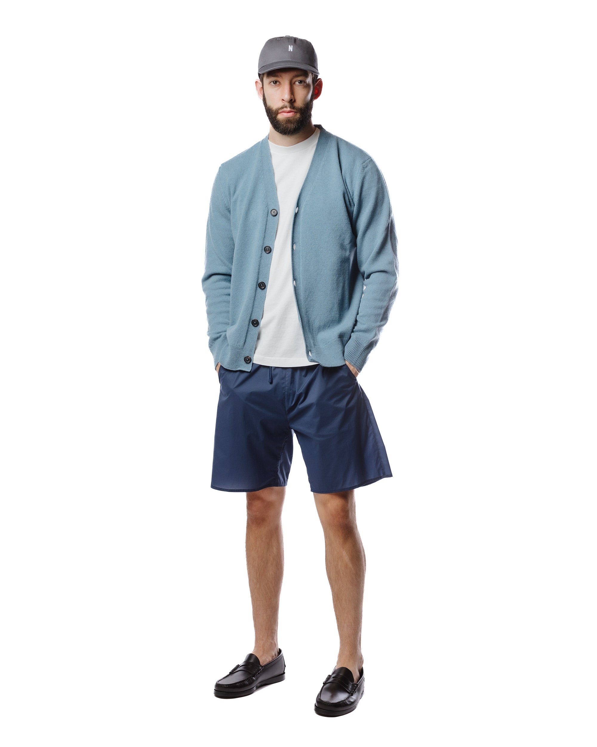 Adam Lambswool Light Stone Blue - 2