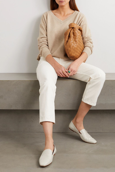 Brunello Cucinelli Bead-embellished cashmere sweater outlook