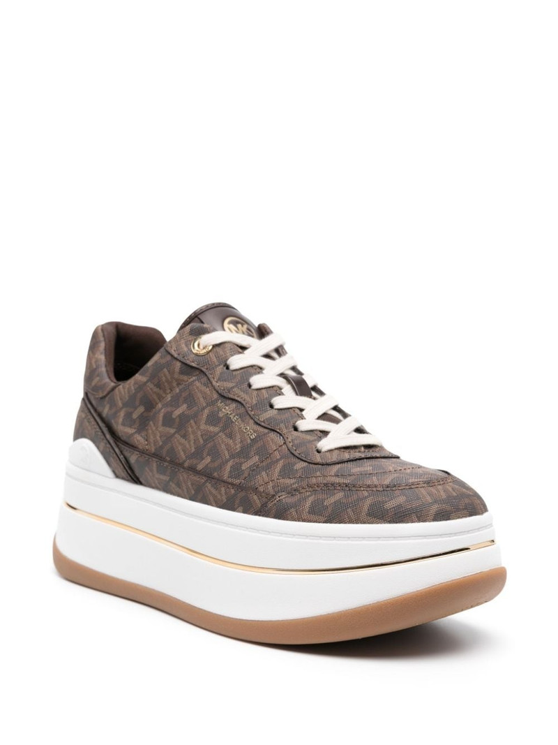 MICHAEL KORS Hayes flatform sneakers outlook