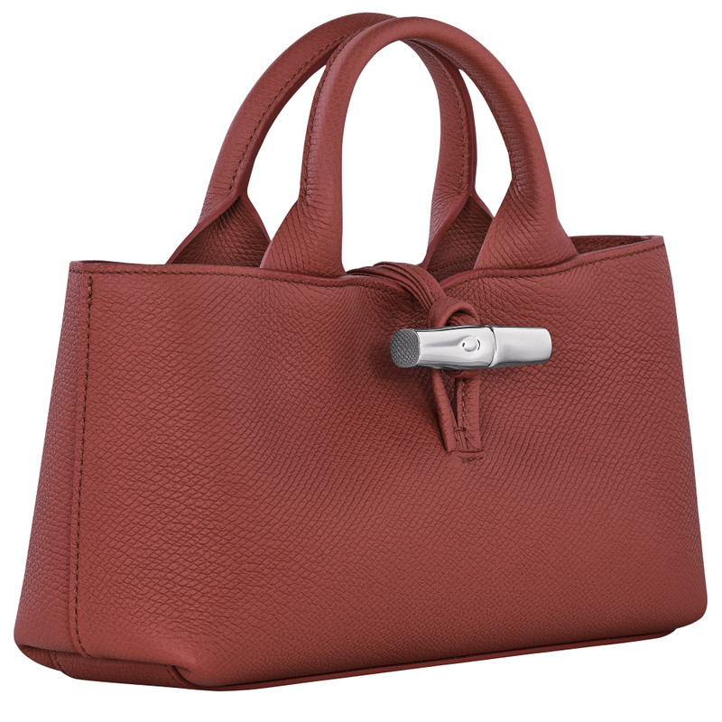Le Roseau S Handbag Chestnut - Leather 3